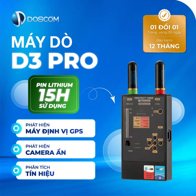 Máy dò phát hiện camera D3 Pro - Phát hiện camera ...